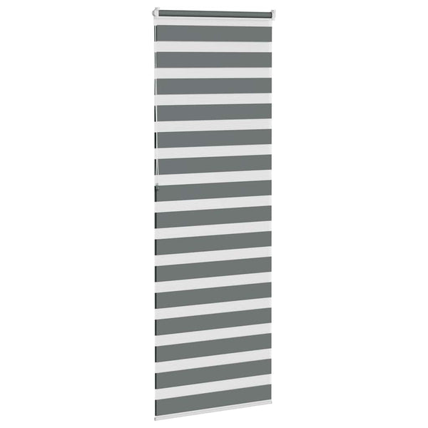 Doppelrollo Dunkelgrau 70x230 cm