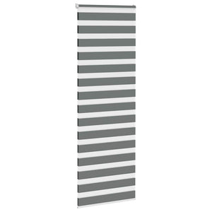 Doppelrollo Dunkelgrau 75x230 cm