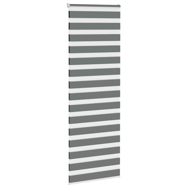 Doppelrollo Dunkelgrau 75x230 cm