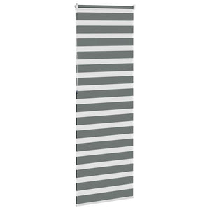 Doppelrollo Dunkelgrau 80x230 cm