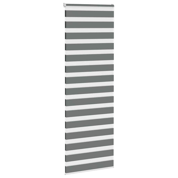 Doppelrollo Dunkelgrau 85x230 cm