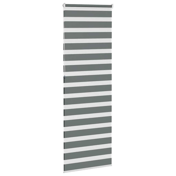 Doppelrollo Dunkelgrau 90x230 cm