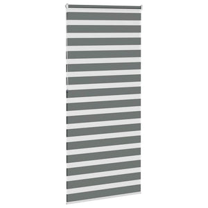 Doppelrollo Dunkelgrau 95x230 cm