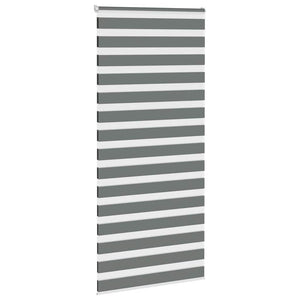 Doppelrollo Dunkelgrau 110x230 cm