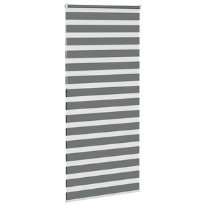 Doppelrollo Dunkelgrau 110x230 cm