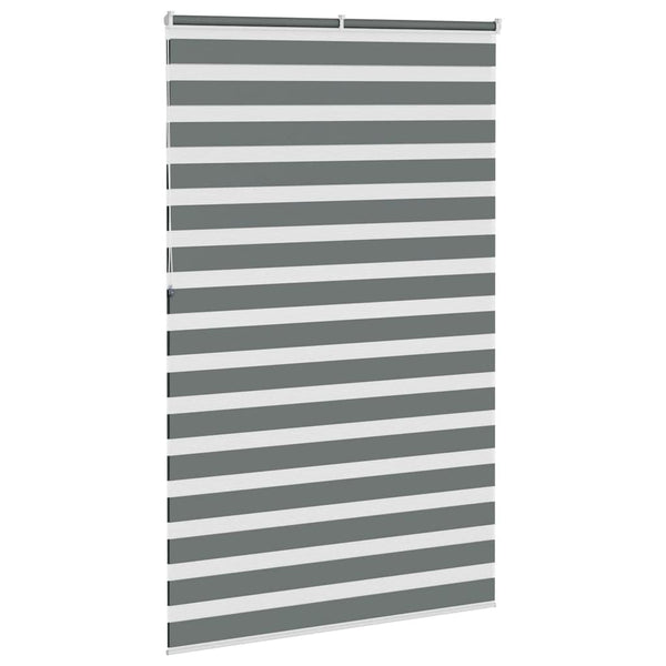 Doppelrollo Dunkelgrau 140x230 cm