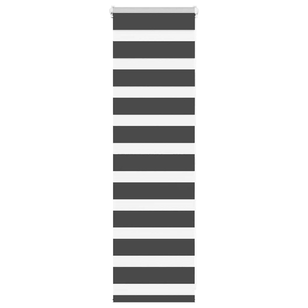 Doppelrollo Schwarz 55x100 cm
