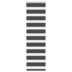 Doppelrollo Schwarz 55x100 cm