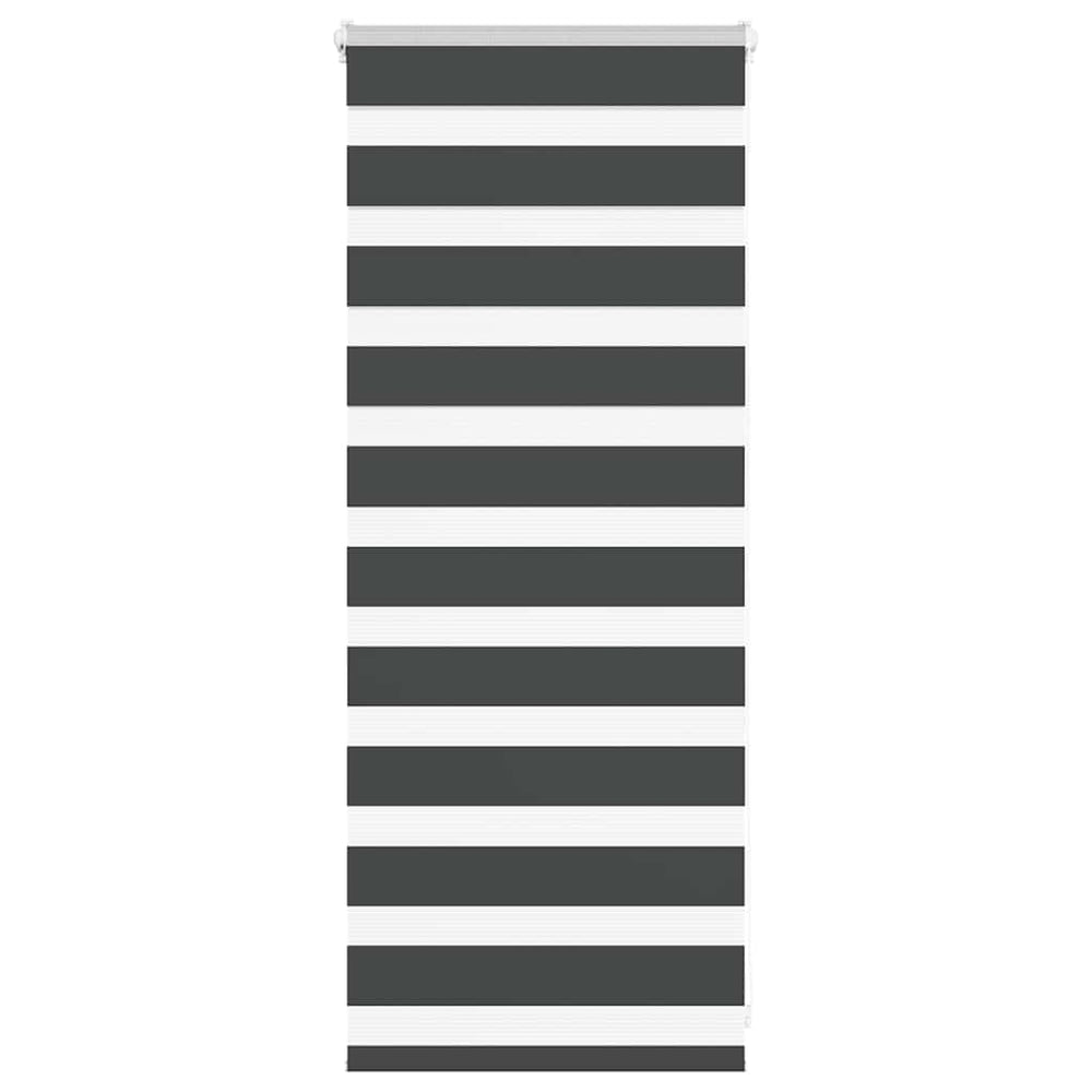 Doppelrollo Schwarz 60x100 cm