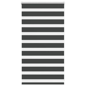 Doppelrollo Schwarz 75x100 cm