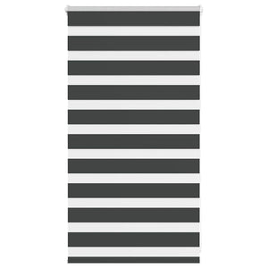 Doppelrollo Schwarz 80x100 cm
