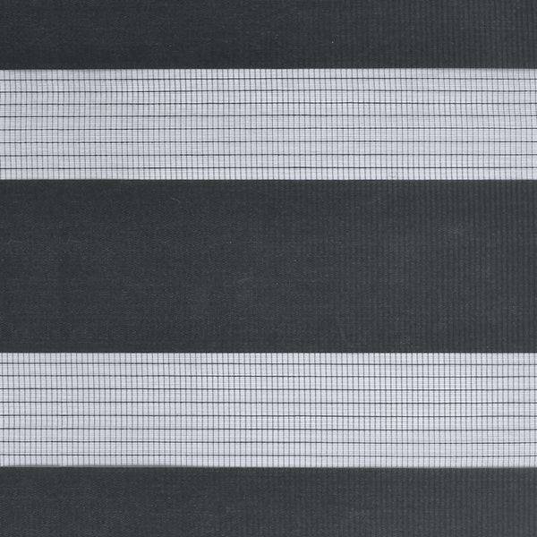 Doppelrollo Schwarz 80x100 cm