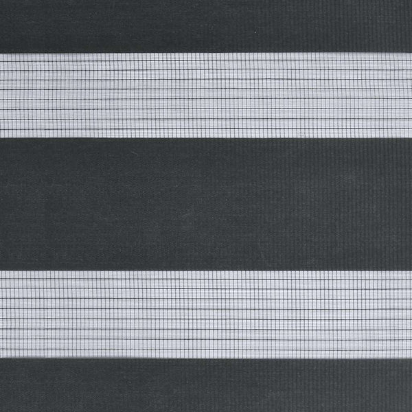 Doppelrollo Schwarz 90x100 cm