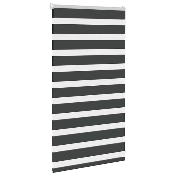 Doppelrollo Schwarz 90x100 cm