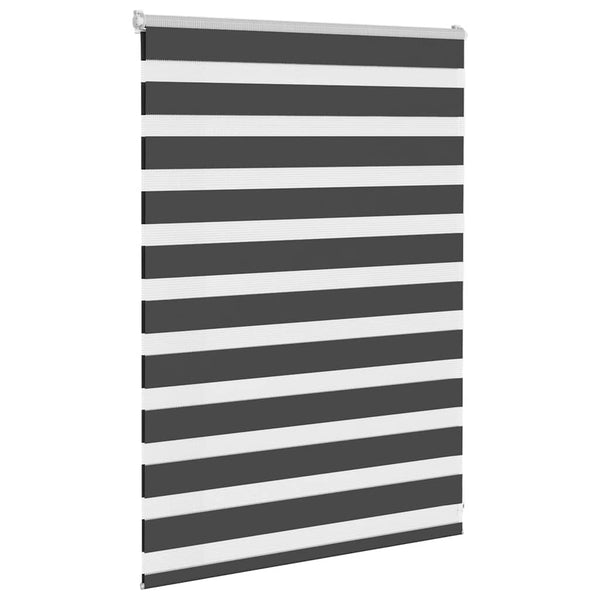Doppelrollo Schwarz 105x100 cm