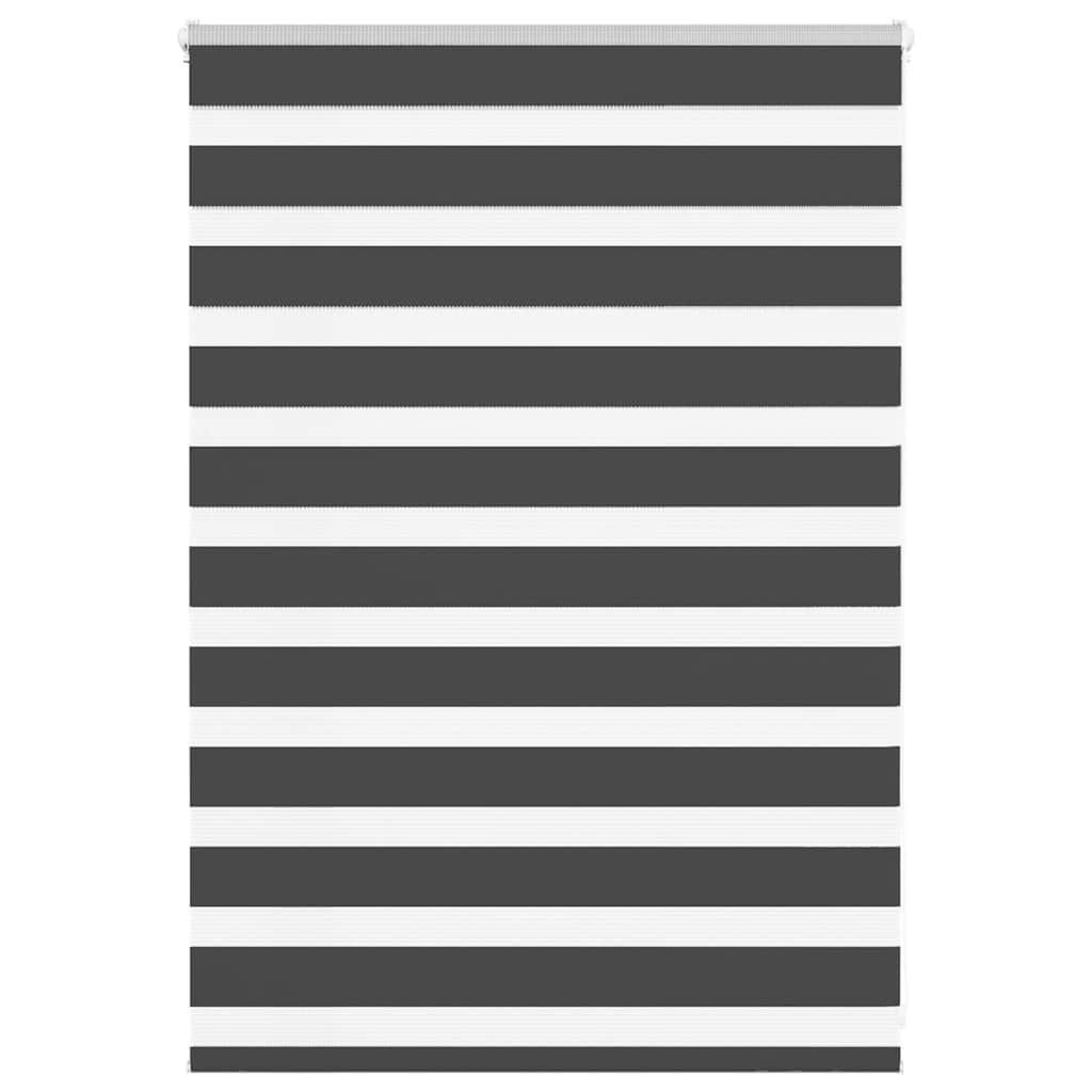 Doppelrollo Schwarz 115x100 cm