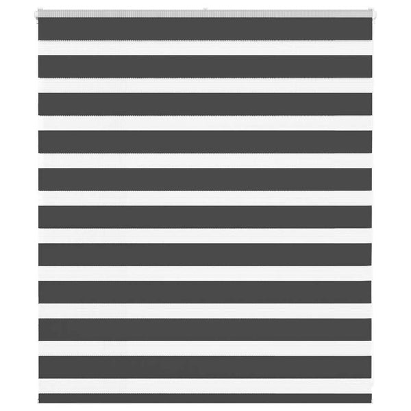 Doppelrollo Schwarz 120x100 cm