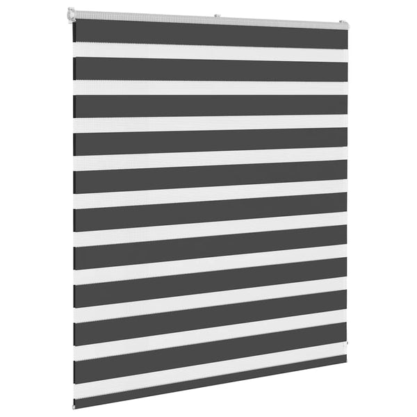 Doppelrollo Schwarz 120x100 cm