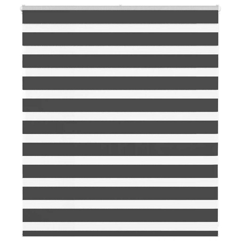 Doppelrollo Schwarz 125x100 cm