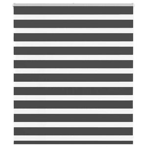 Doppelrollo Schwarz 125x100 cm