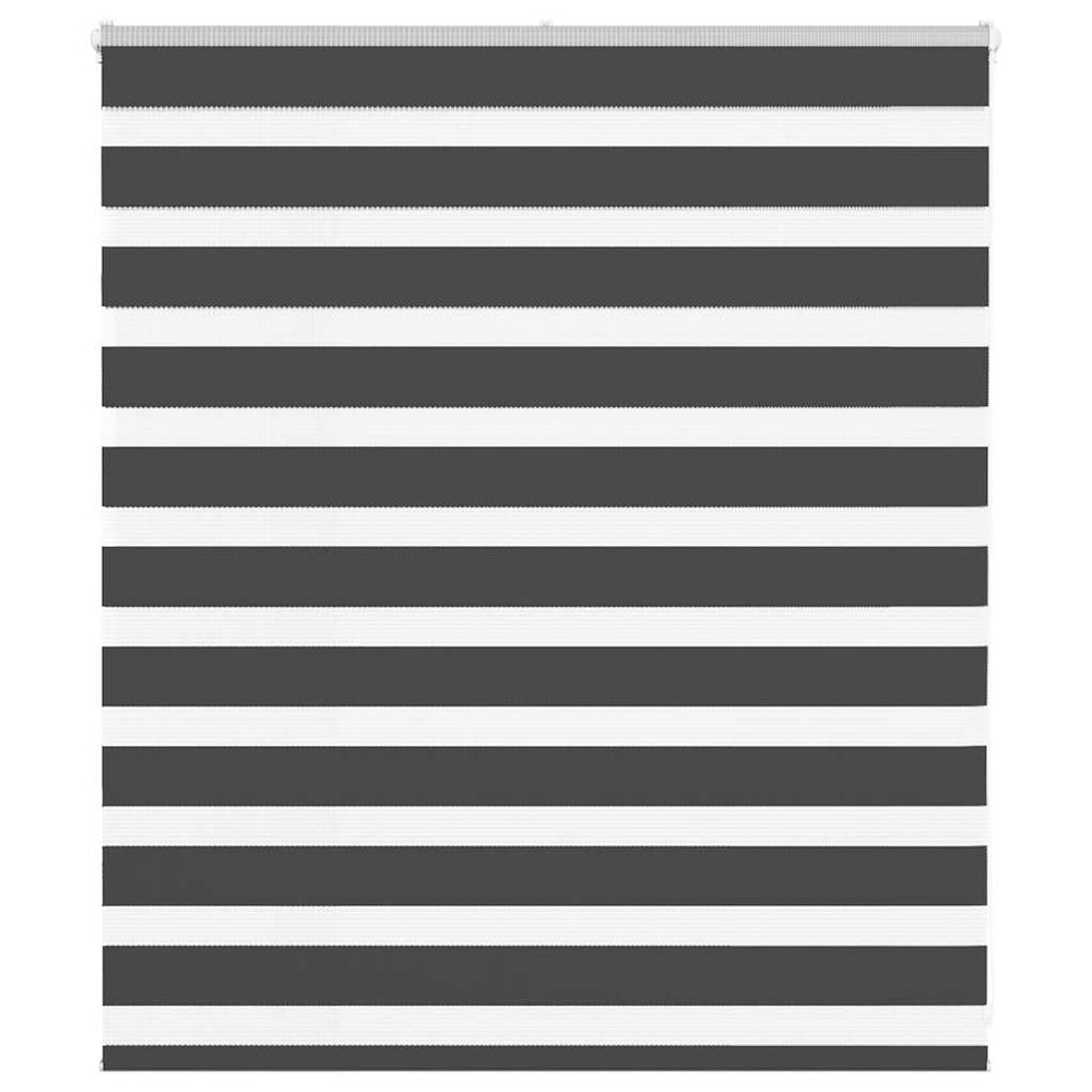 Doppelrollo Schwarz 135x100 cm