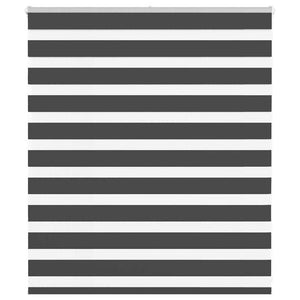 Doppelrollo Schwarz 135x100 cm