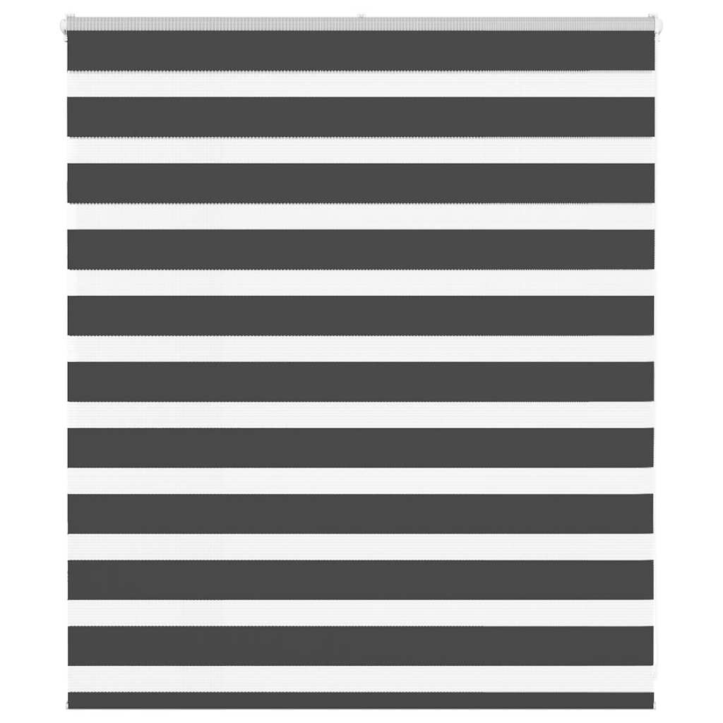 Doppelrollo Schwarz 135x100 cm