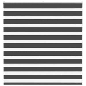 Doppelrollo Schwarz 140x100 cm