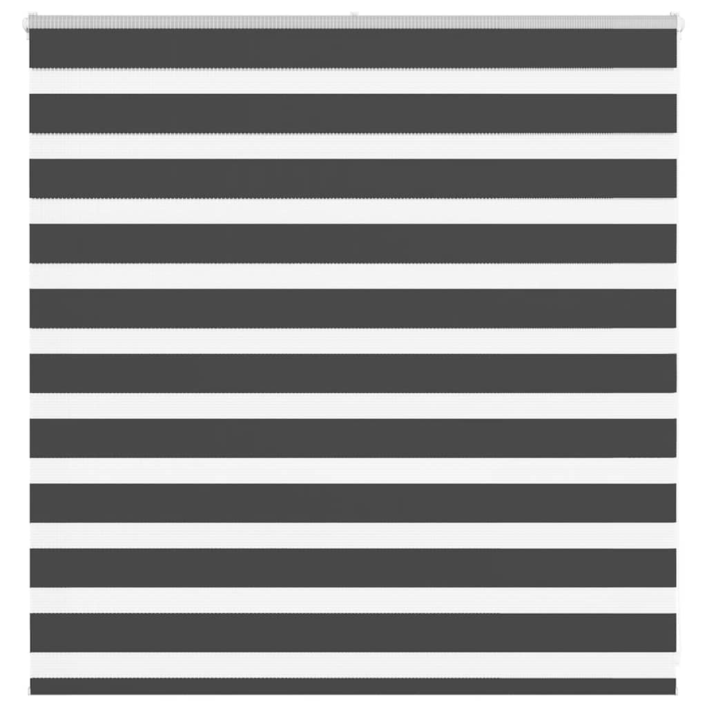 Doppelrollo Schwarz 140x100 cm