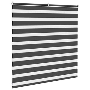 Schwarzes Doppelrollo 145x100 cm