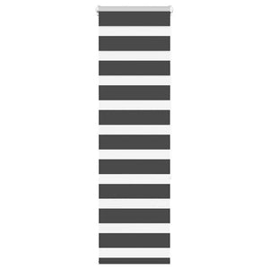 Doppelrollo Schwarz 40x150 cm