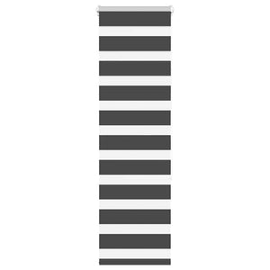 Doppelrollo Schwarz 50x150 cm