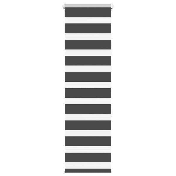Doppelrollo Schwarz 50x150 cm