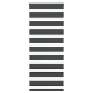 Schwarzes Doppelrollo 55x150 cm