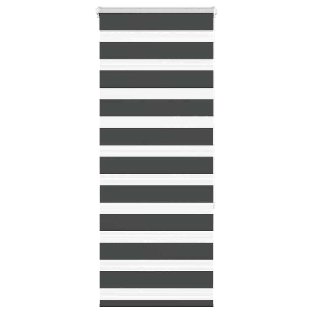 Doppelrollo Schwarz 60x150 cm