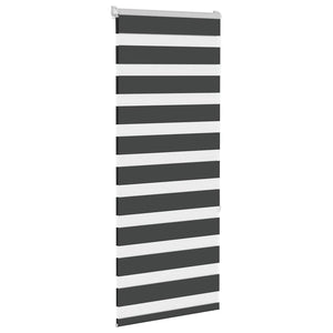 Doppelrollo Schwarz 60x150 cm