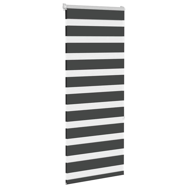 Doppelrollo Schwarz 60x150 cm