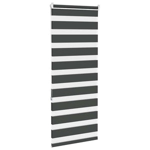Doppelrollo Schwarz 60x150 cm