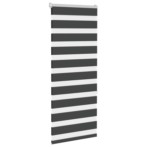 Doppelrollo Schwarz 65x150 cm