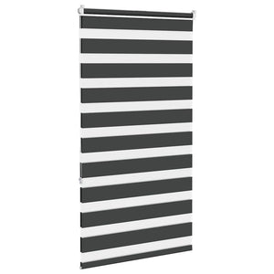 Doppelrollo Schwarz 70x150 cm