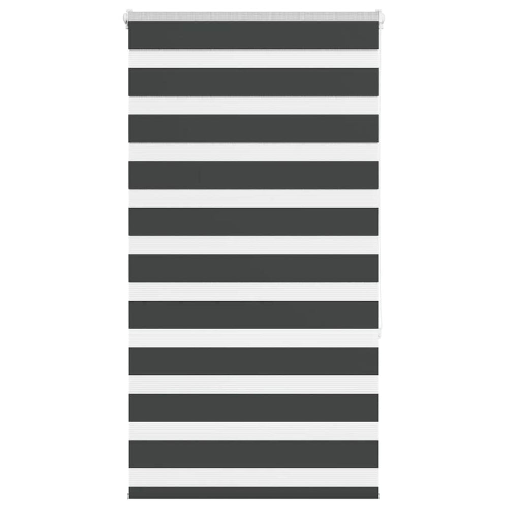 Doppelrollo Schwarz 75x150 cm