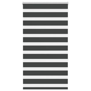 Doppelrollo Schwarz 75x150 cm