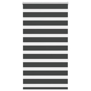Doppelrollo Schwarz 80x150 cm