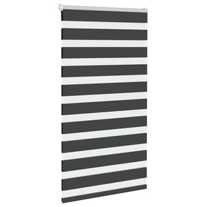 Doppelrollo Schwarz 85x150 cm
