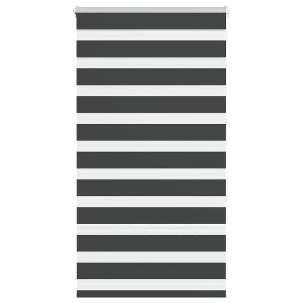 Doppelrollo Schwarz 90x150 cm