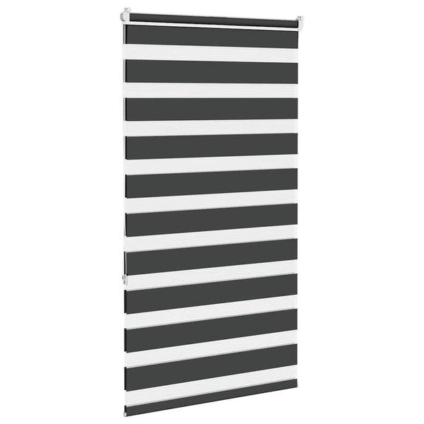 Doppelrollo Schwarz 90x150 cm