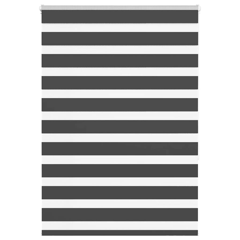 Doppelrollo Schwarz 100x150 cm
