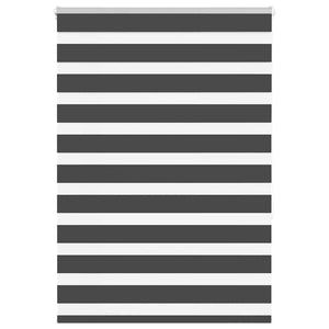 Doppelrollo Schwarz 105x150 cm