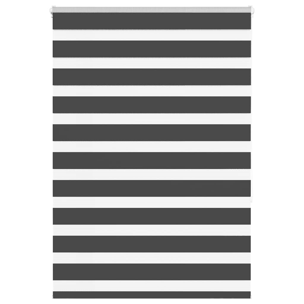 Doppelrollo Schwarz 105x150 cm