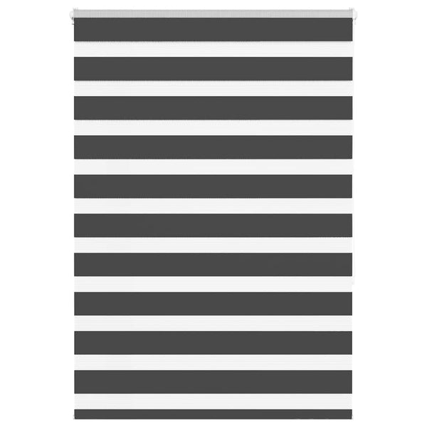 Doppelrollo Schwarz 105x150 cm